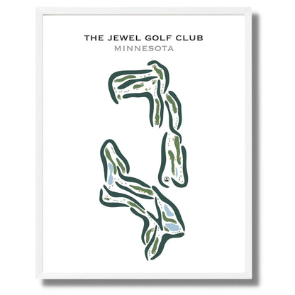 The Jewel Golf Club, Lake City, Minnesota - Printed Golf Courses