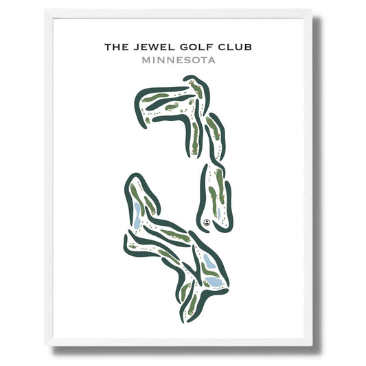 The Jewel Golf Club, Lake City, Minnesota - Printed Golf Courses