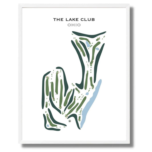 The Lake Club, Ohio - Printed Golf Course