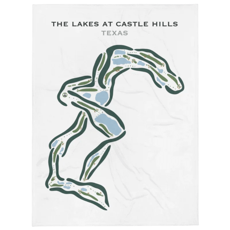 The Lakes at Castle Hills, Texas - Printed Golf Courses
