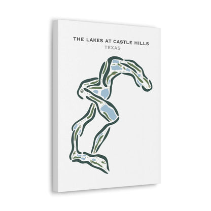 The Lakes at Castle Hills, Texas - Printed Golf Courses