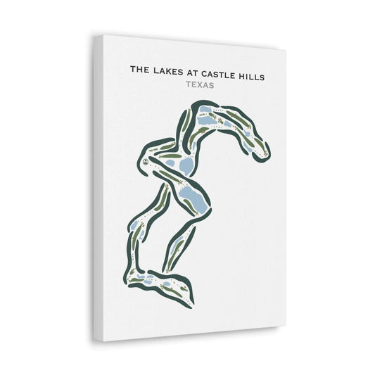 The Lakes at Castle Hills, Texas - Printed Golf Courses