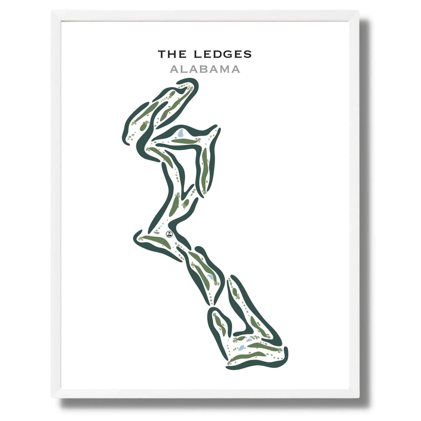 The Ledges, Alabama - Printed Golf Courses