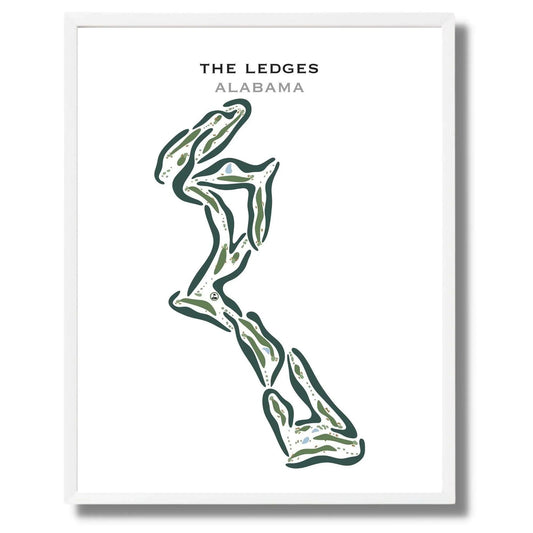 The Ledges, Alabama - Printed Golf Courses