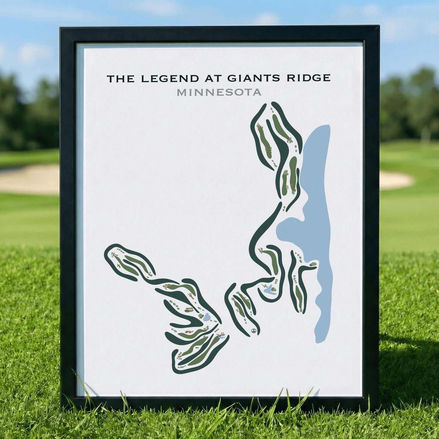 The Legend at Giants Ridge, Minnesota - Printed Golf Courses