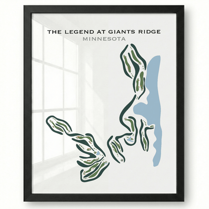 The Legend at Giants Ridge, Minnesota - Printed Golf Courses
