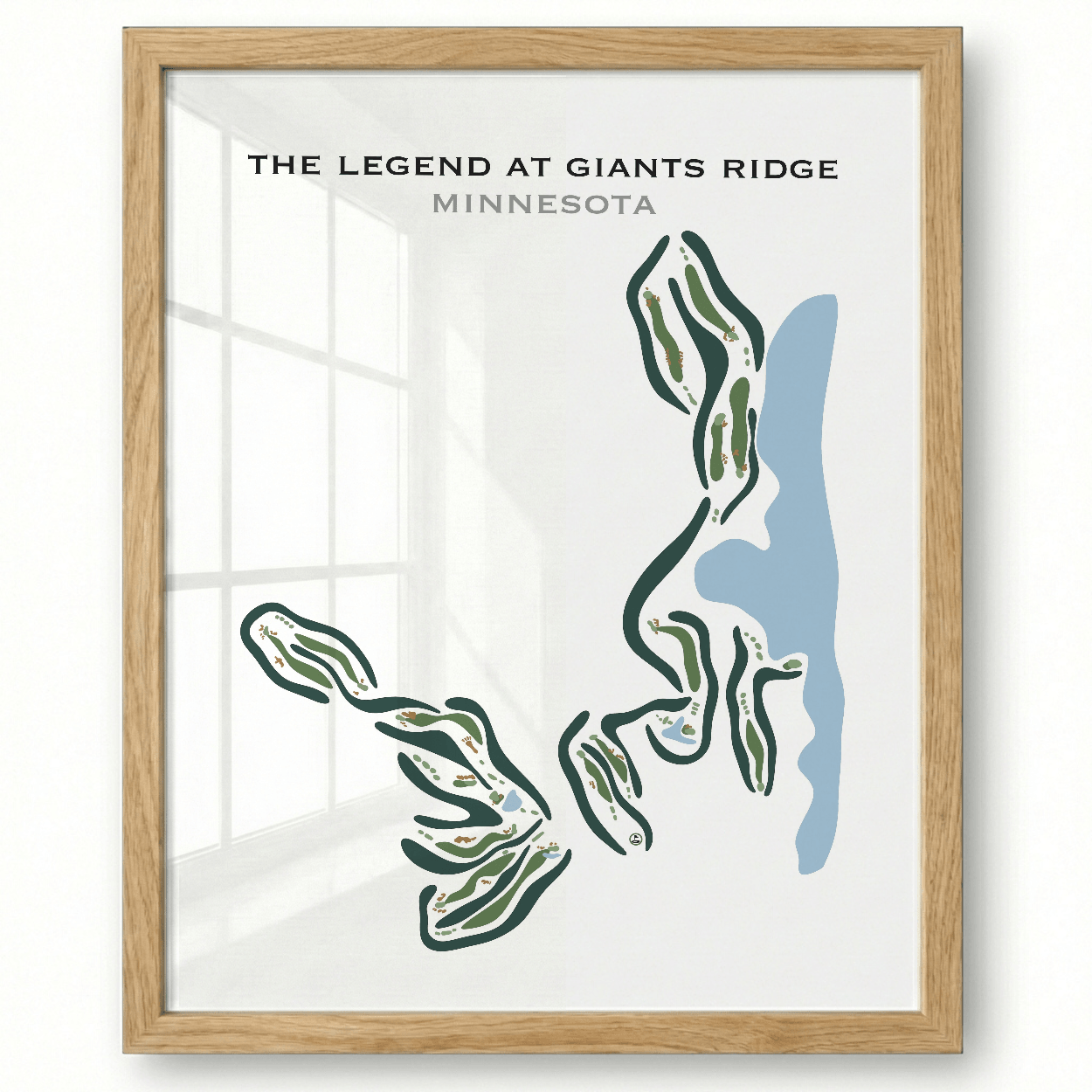 The Legend at Giants Ridge, Minnesota - Printed Golf Courses