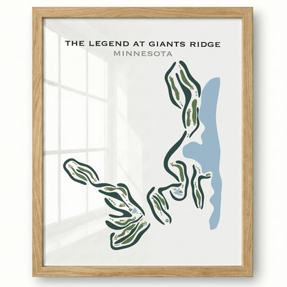 The Legend at Giants Ridge, Minnesota - Printed Golf Courses