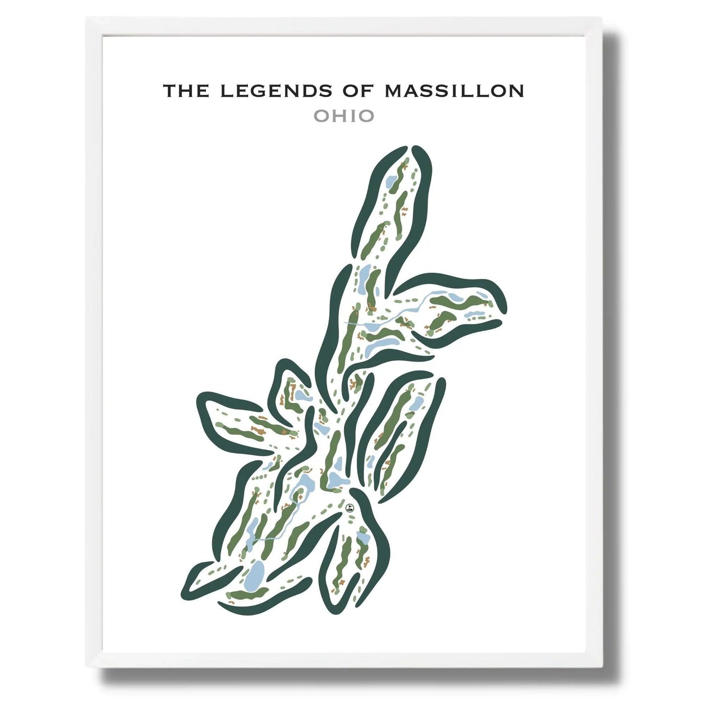 The Legends of Massillon, Ohio - Printed Golf Courses