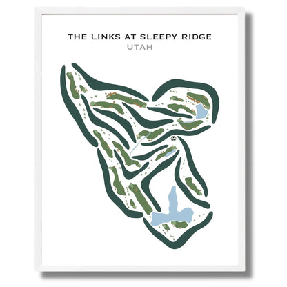The Links At Sleepy Ridge Golf Course, Utah - Printed Golf Courses