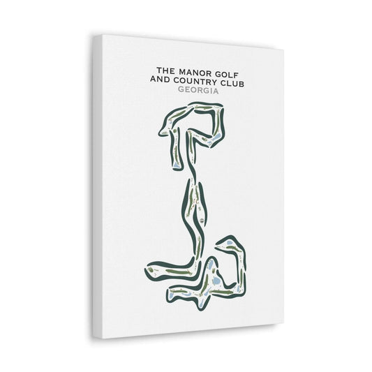 The Manor Golf And Country Club, Georgia - Printed Golf Courses