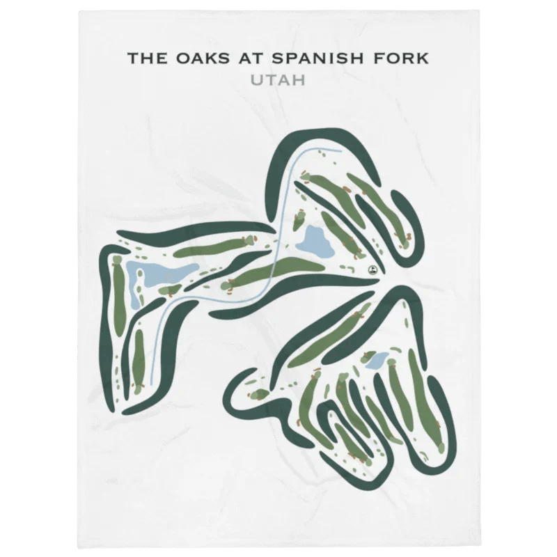 The Oaks at Spanish Fork, Utah - Printed Golf Courses
