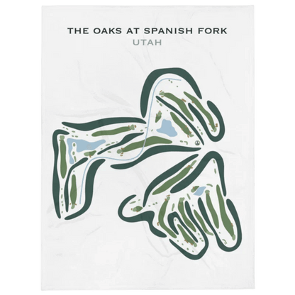 The Oaks at Spanish Fork, Utah - Printed Golf Courses