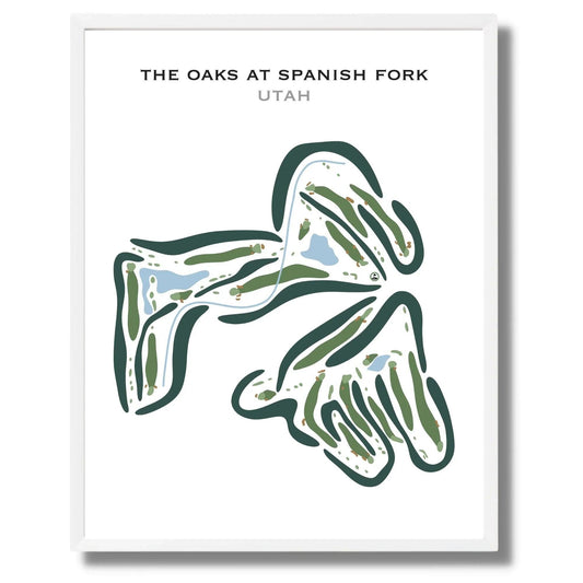 The Oaks at Spanish Fork, Utah - Printed Golf Courses