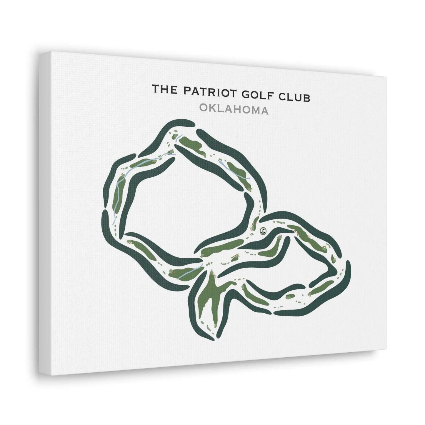 The Patriot Golf Club, Oklahoma - Printed Golf Courses