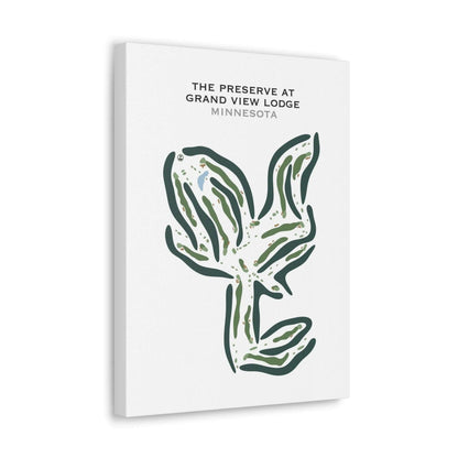 The Preserve Grand View Lodge, Minnesota - Printed Golf Courses