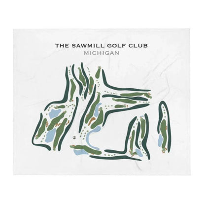 The Sawmill Golf Club, Michigan - Printed Golf Courses