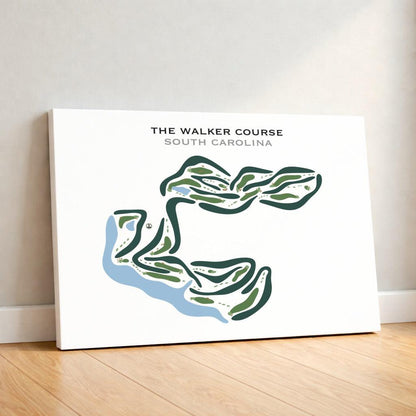 The Walker Course, South Carolina - Printed Golf Courses