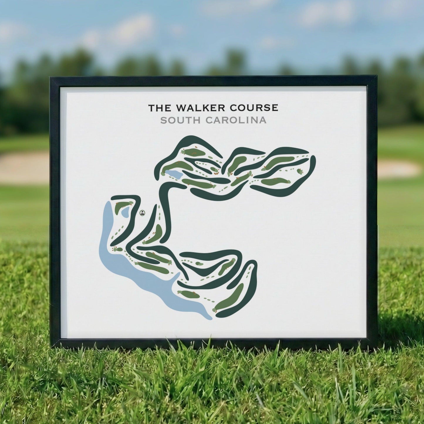 The Walker Course, South Carolina - Printed Golf Courses