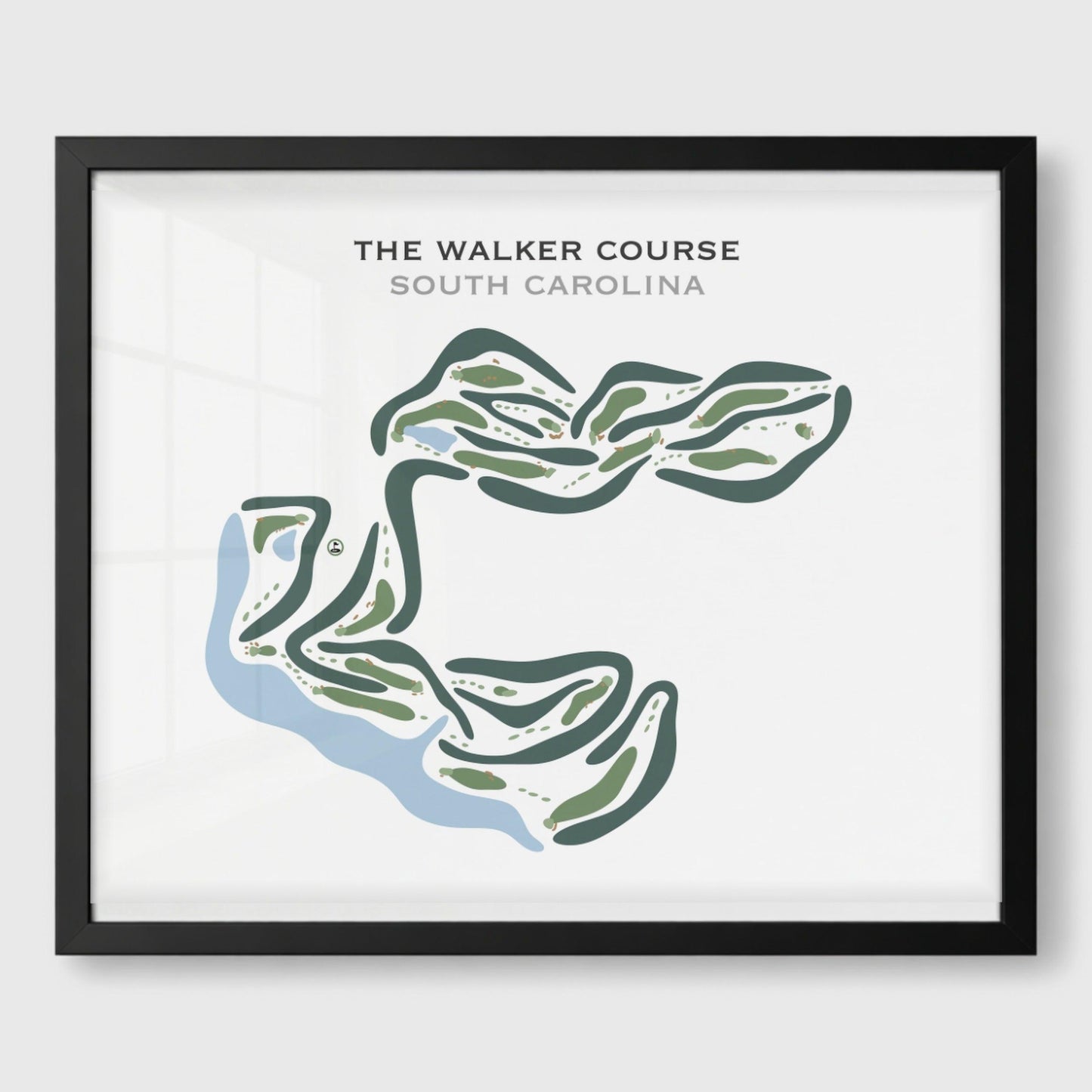 The Walker Course, South Carolina - Printed Golf Courses