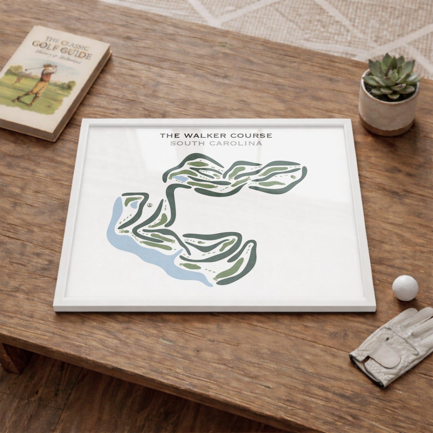 The Walker Course, South Carolina - Printed Golf Courses