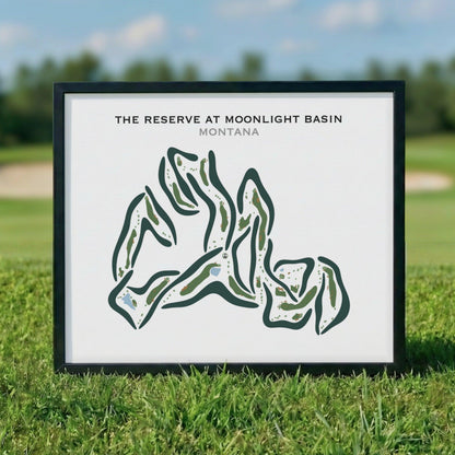 The Reserve at Moonlight Basin, Montana - Printed Golf Courses