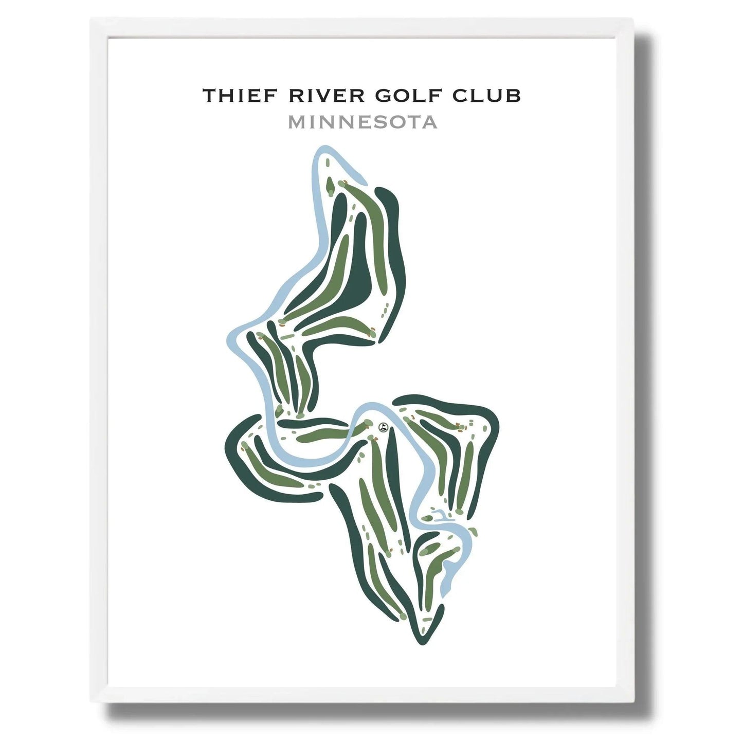 Thief River Golf Club, Minnesota - Printed Golf Courses
