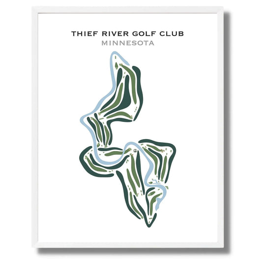 Thief River Golf Club, Minnesota - Printed Golf Courses