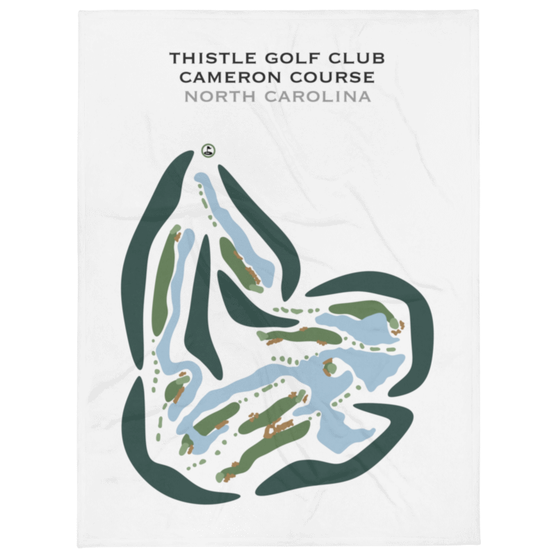 Thistle Golf Club, Cameron Course, North Carolina - Printed Golf Courses