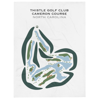 Thistle Golf Club, Cameron Course, North Carolina - Printed Golf Courses