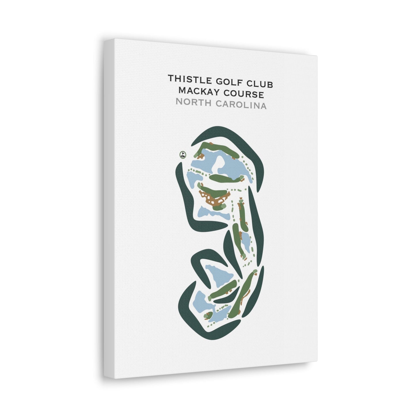 Thistle Golf Club, MacKay Course, North Carolina - Printed Golf Courses