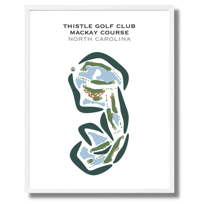 Thistle Golf Club, MacKay Course, North Carolina - Printed Golf Courses
