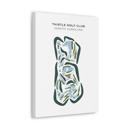 Thistle Golf Club, North Carolina - Printed Golf Courses