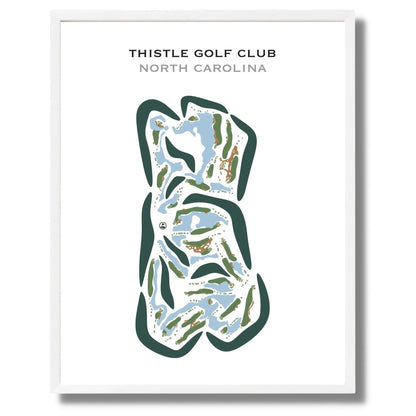 Thistle Golf Club, North Carolina - Printed Golf Courses