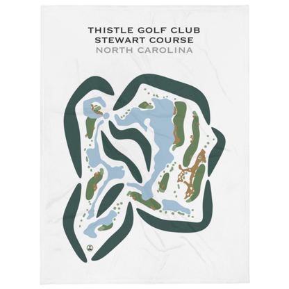 Thistle Golf Club, Stewart Course, North Carolina - Printed Golf Courses