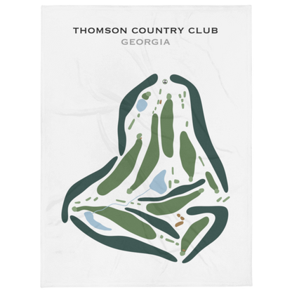 Thomson Country Club, Georgia - Printed Golf Courses