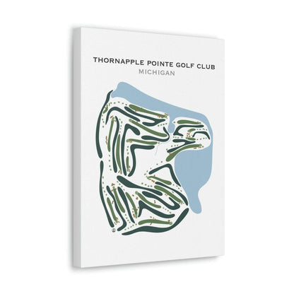 Thornapple Pointe Golf Club, Michigan - Printed Golf Courses