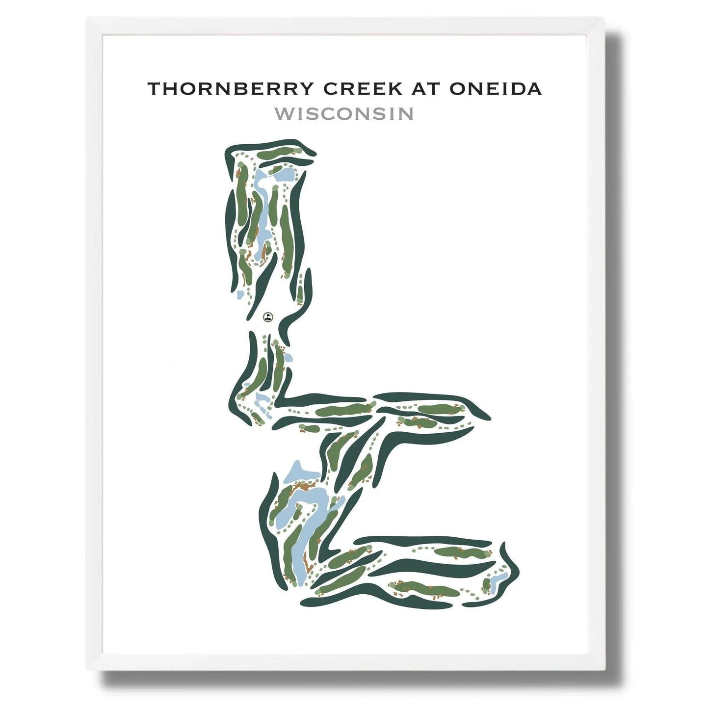 Thornberry Creek at Oneida, Wisconsin - Printed Golf Courses