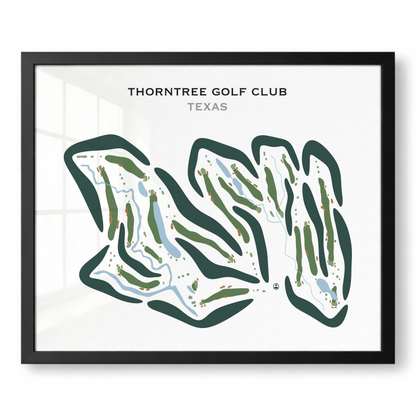 Thorntree Country Club, Texas - Printed Golf Courses