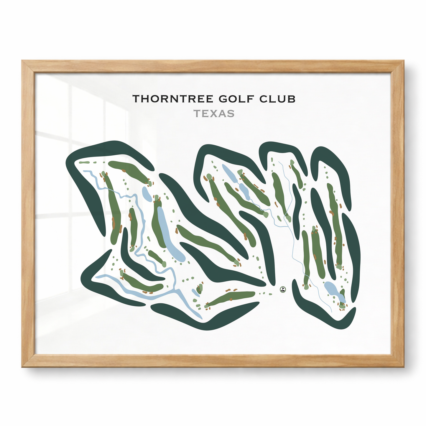 Thorntree Country Club, Texas - Printed Golf Courses