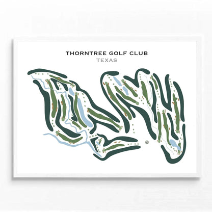 Thorntree Golf Club, Texas - Printed Golf Courses