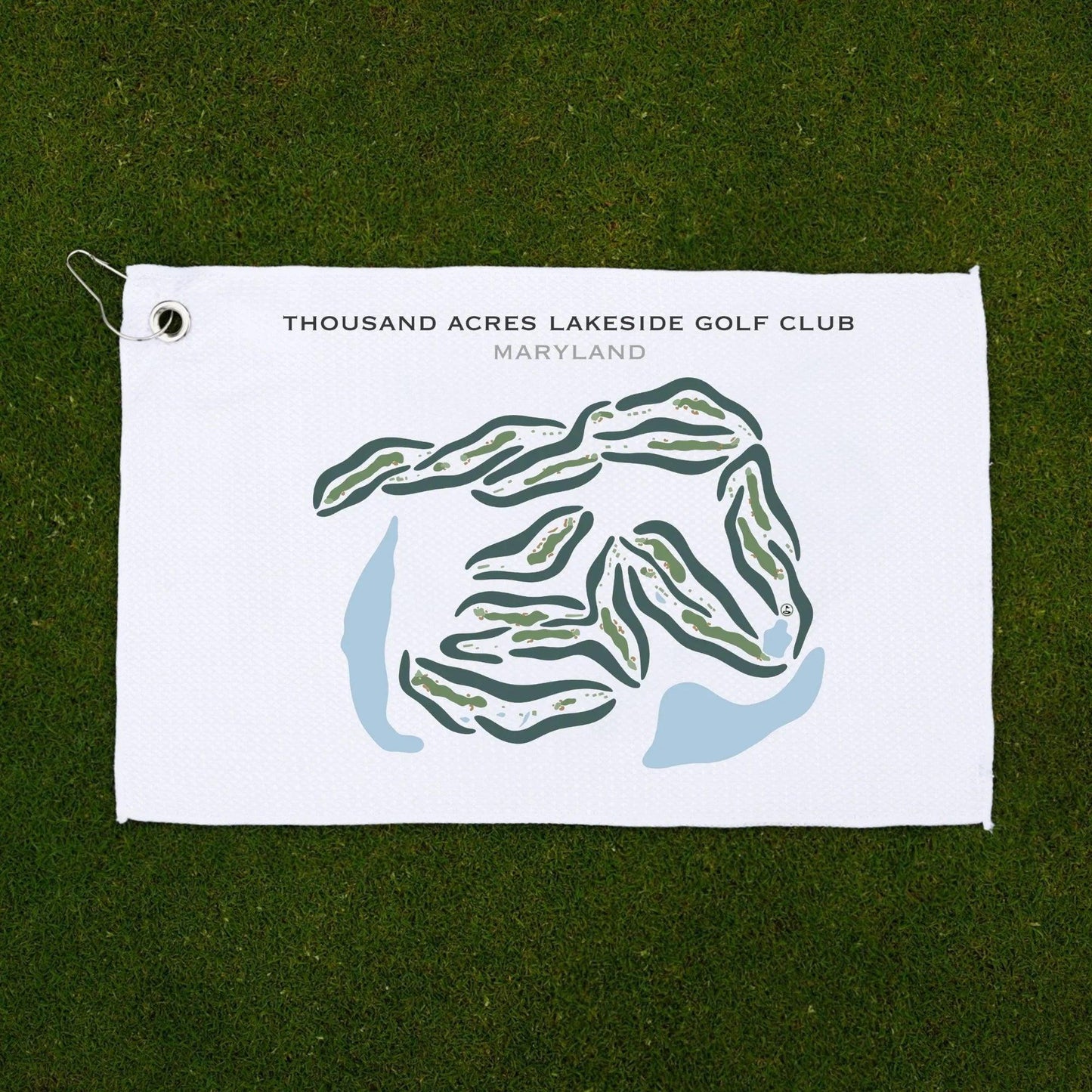 Thousand Acres Lakeside Golf Club, Maryland - Printed Golf Courses