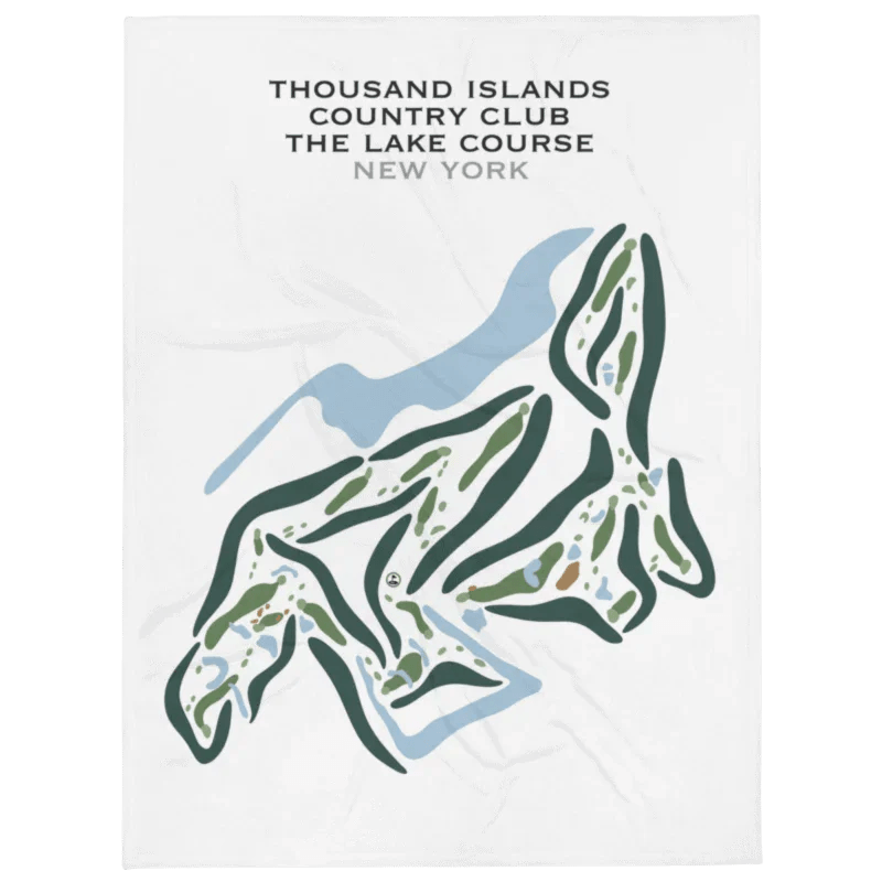 Thousand Island Country Club Lake Course, New York - Printed Golf Courses