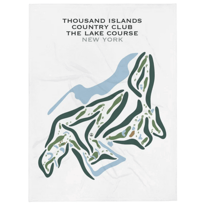 Thousand Island Country Club Lake Course, New York - Printed Golf Courses