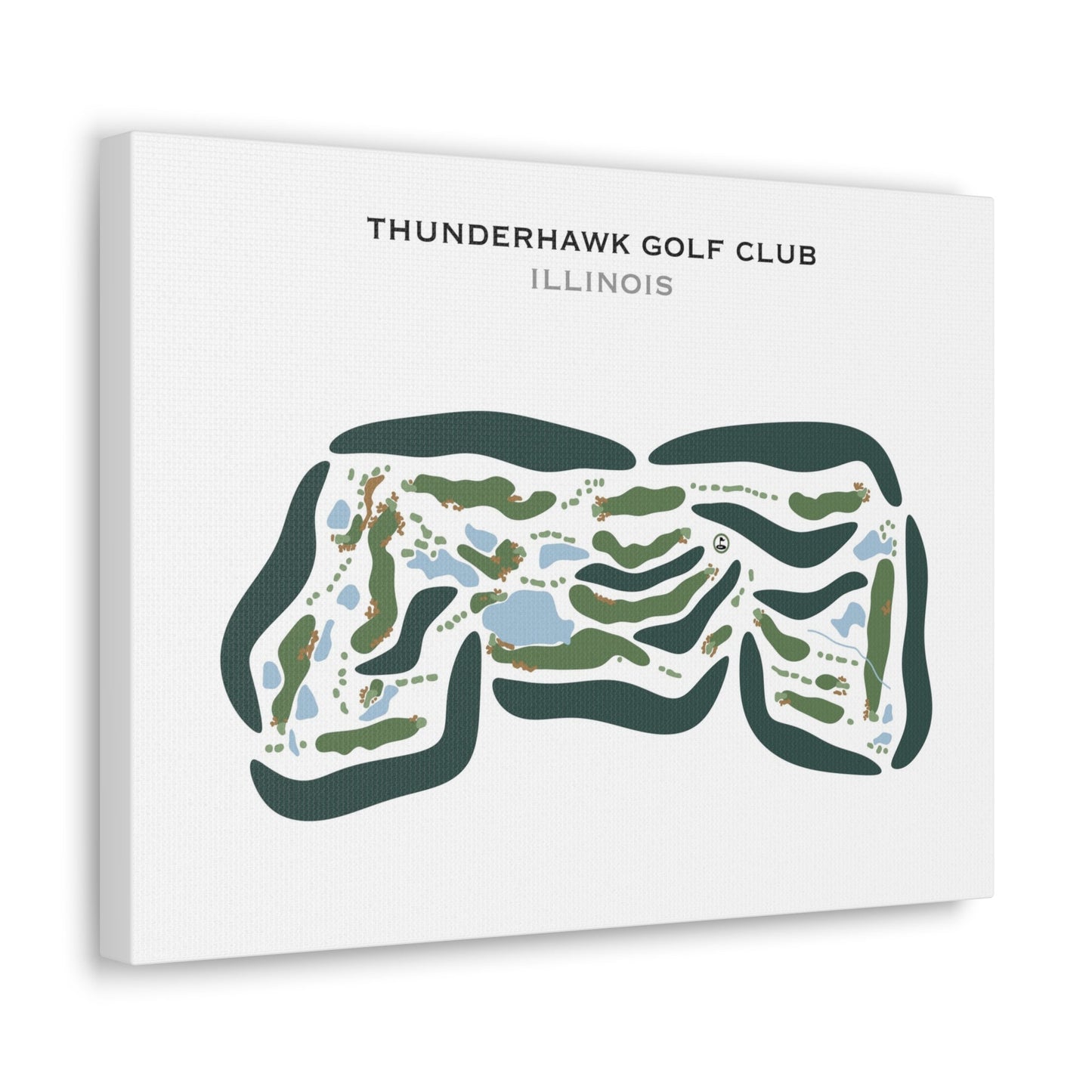 Thunderhawk Golf Club, Illinois - Printed Golf Courses