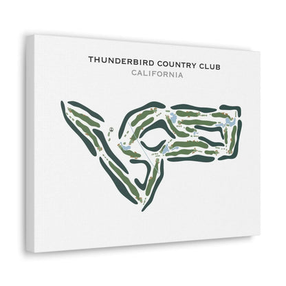 Thunderbird Country Club, California. - Printed Golf Course