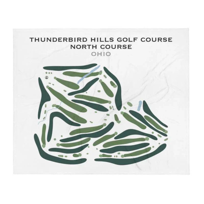 Thunderbird Hills Golf Course, North Course, Ohio - Printed Golf Course