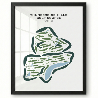 Thunderbird Hills Golf Course, California - Printed Golf Courses
