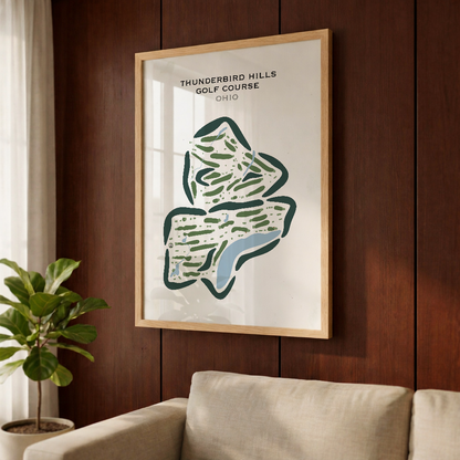 Thunderbird Hills Golf Course, California - Printed Golf Courses