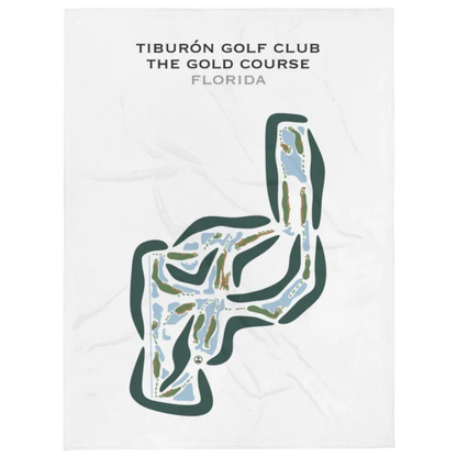 Tiburón Golf Club, The Gold Course, Florida - Printed Golf Courses